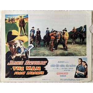 1955 The Man from Laramie Western movie Lobby card 11x14", original vintage